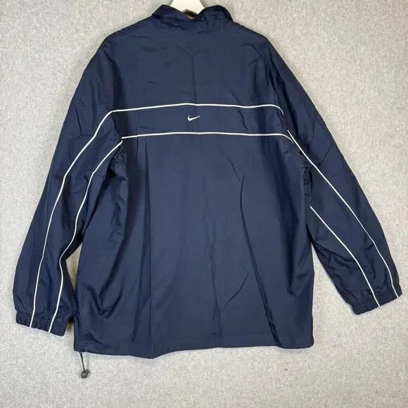 Vintage Nike Men's Size 2XL XXL Blue Full Zip Track Windbreaker Jacket Athletic - Picture 7 of 7